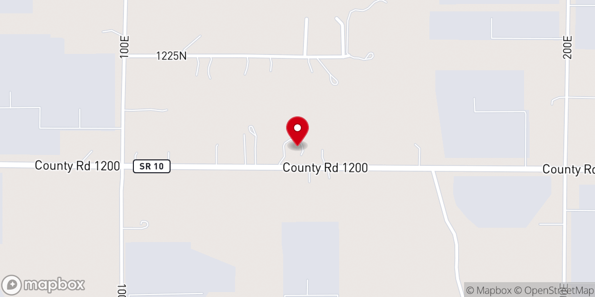 Map showing location of Emmanuel Lutheran Church