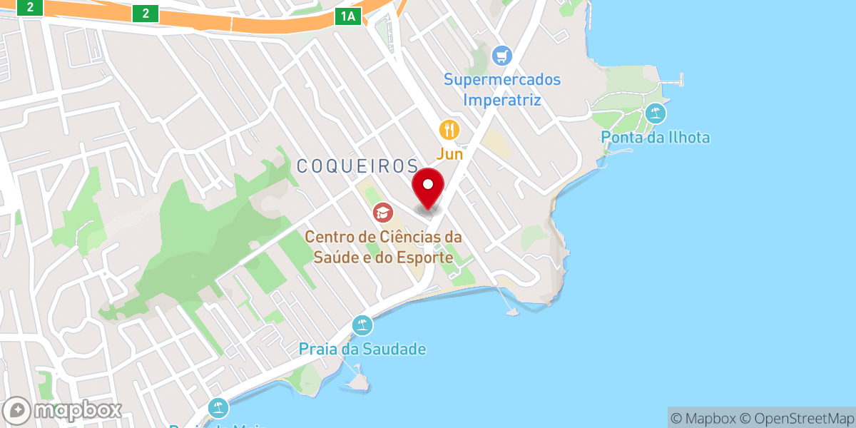 Map showing location of Paróquia Nossa Senhora do Carmo