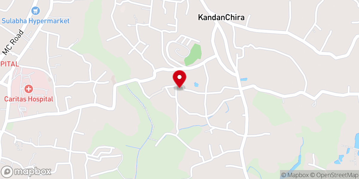 Map showing location of Marthasmooni Jacobite Syrian Orthodox Church, Peroor