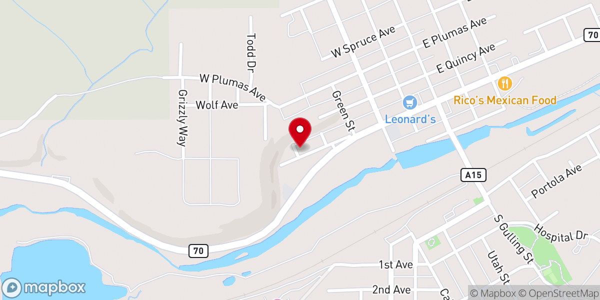 Map showing location of St Lukes Lutheran Church