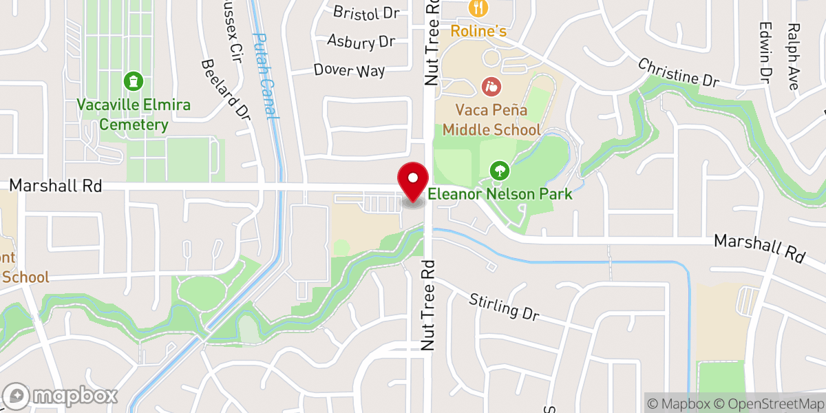 Map showing location of St. Joseph Catholic Church