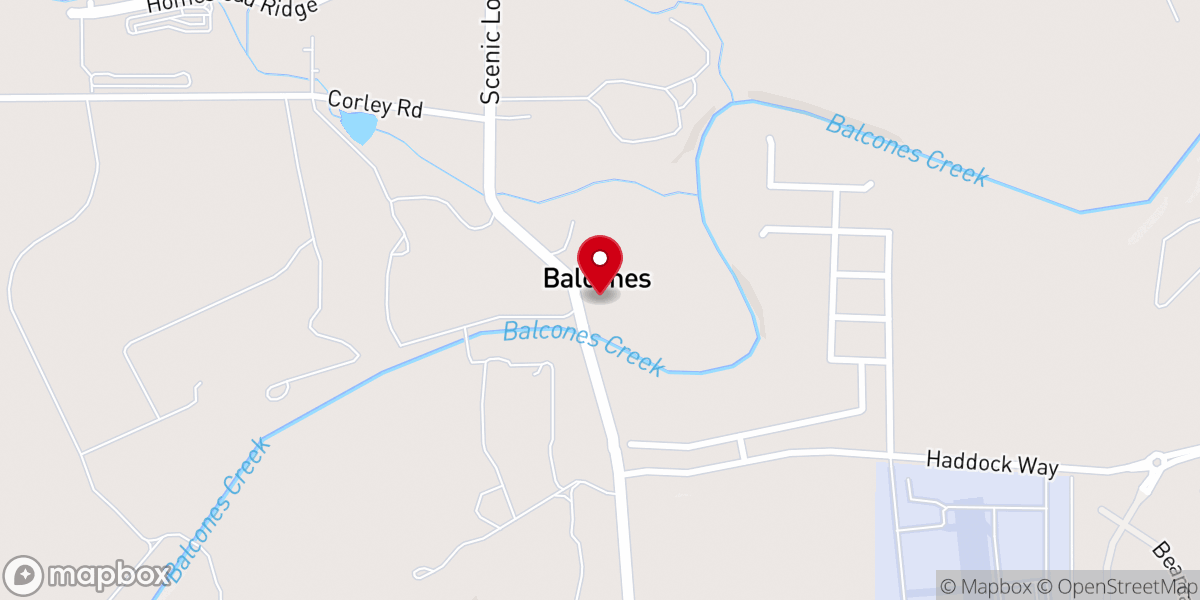 Map showing location of Unity of Boerne