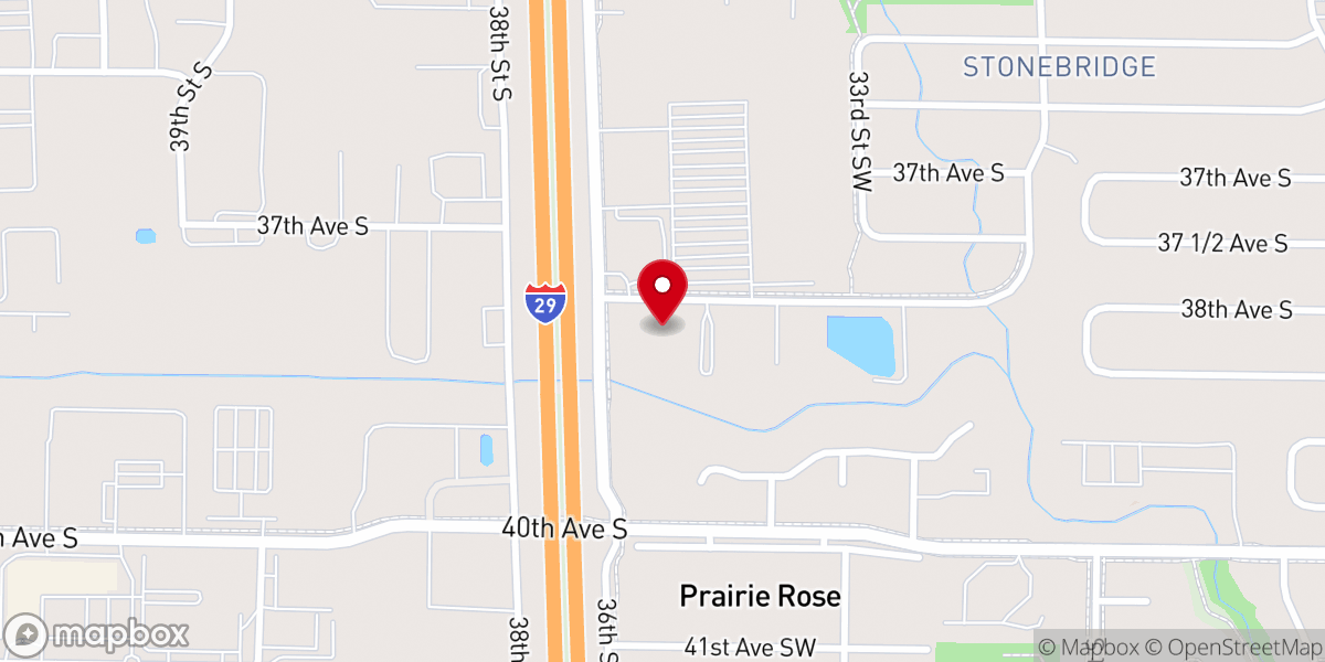 Map showing location of Rescue House Church
