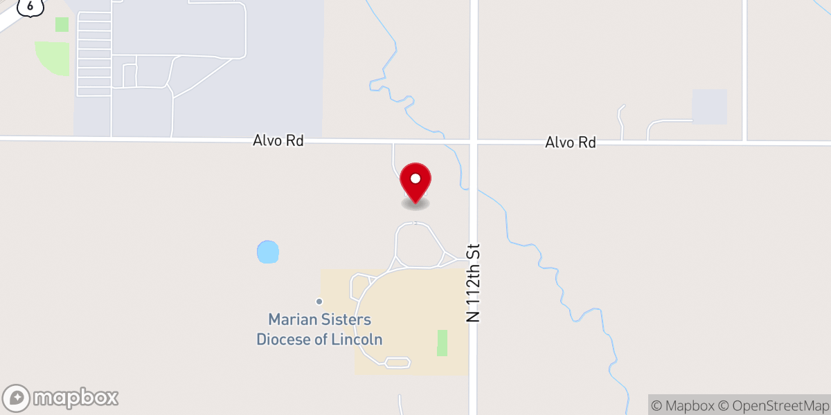 Map showing location of Our Lady of Good Counsel Retreat House
