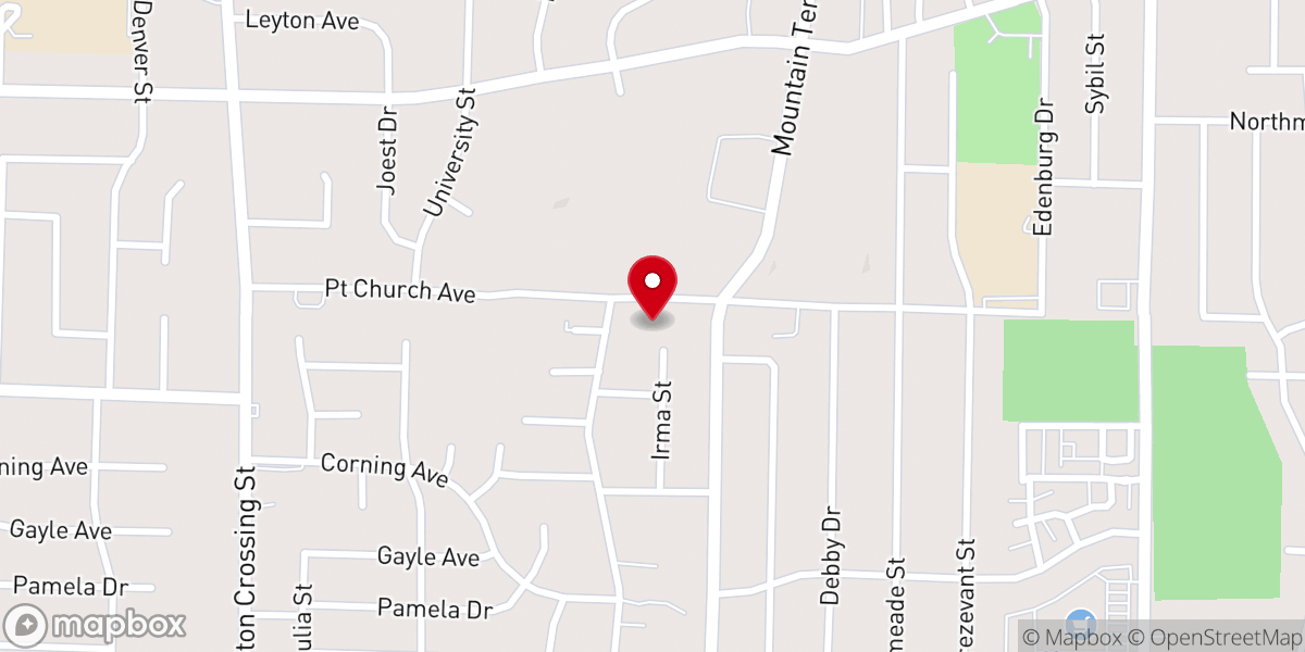 Map showing location of Liberty in Jesus Ministries