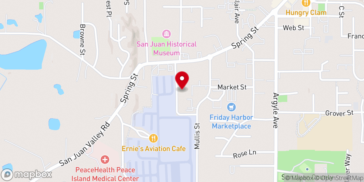 Map showing location of Transformation Church