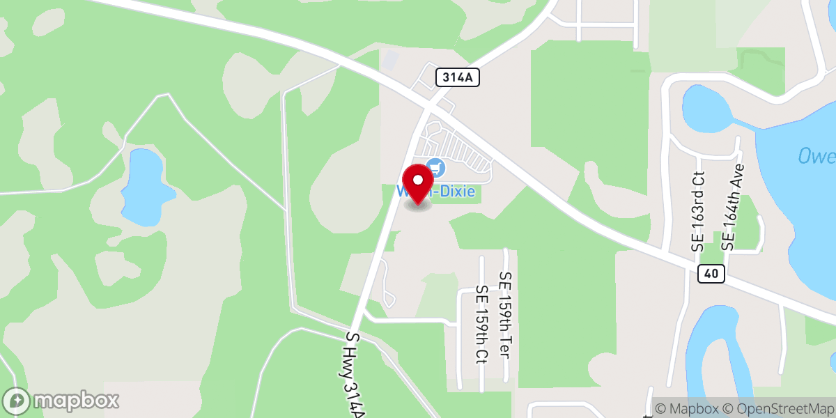Map showing location of Forest Community center
