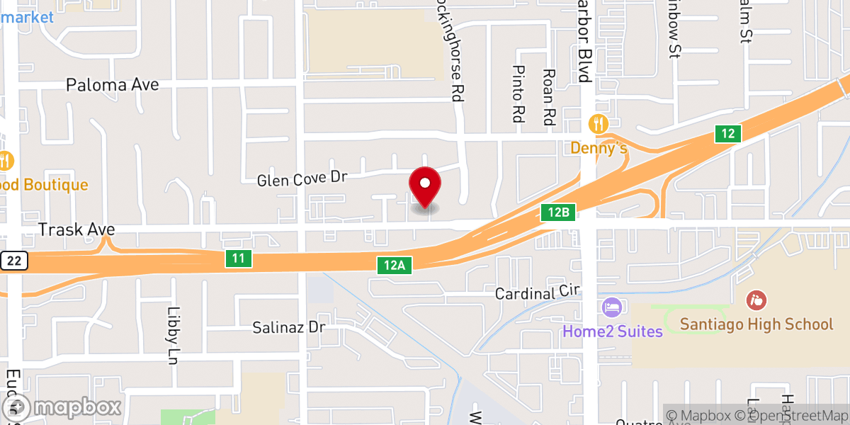 Map showing location of Word Alive Church // Hội Thánh Lời Sống