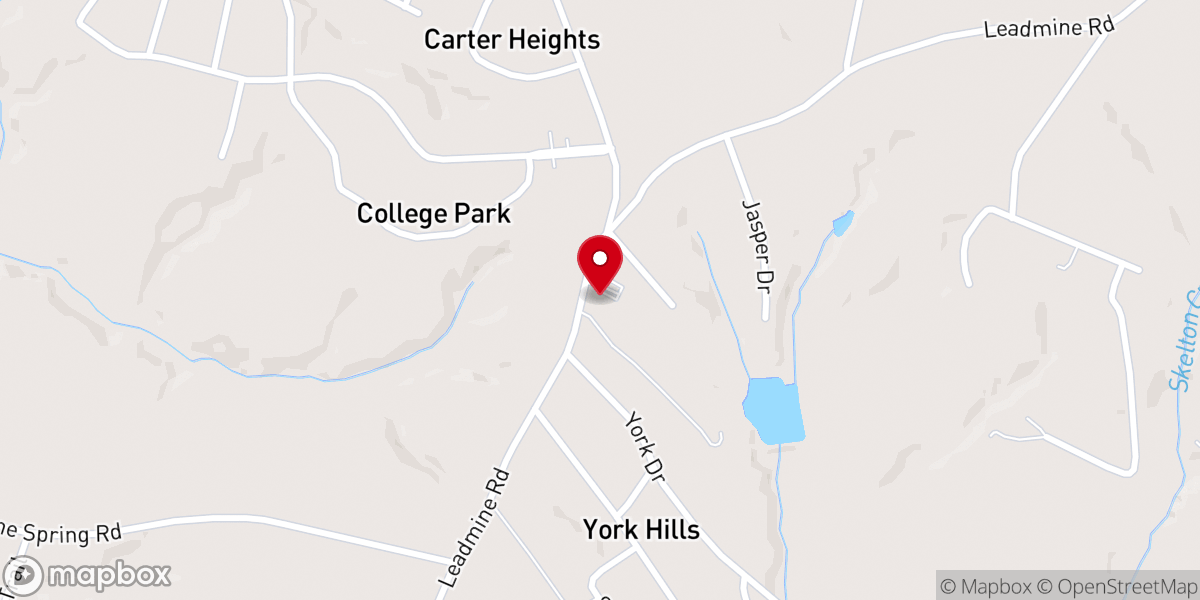 Map showing location of Park Hills Baptist Church