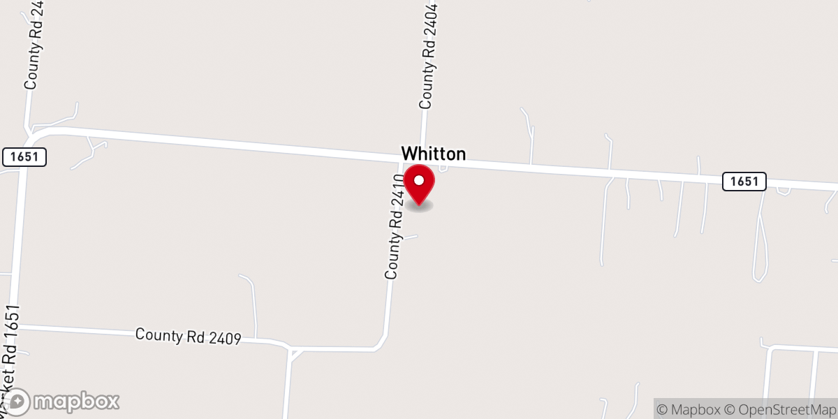 Map showing location of Whitton Community Center