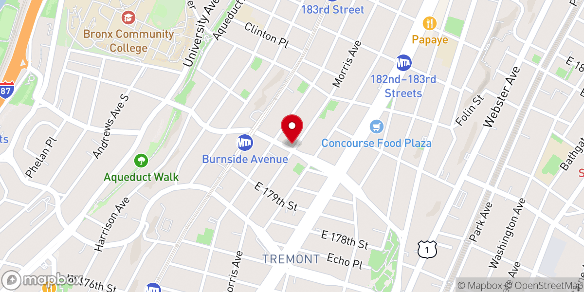 Map showing location of Oxygen Hookah & Smoke
