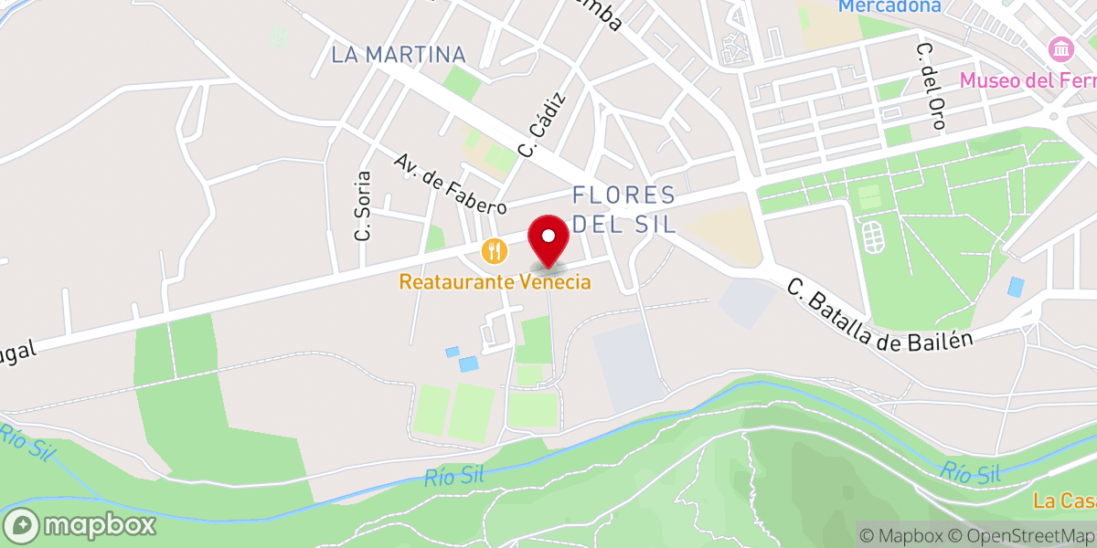 Map showing location of Parroquia De Santiago Apóstol