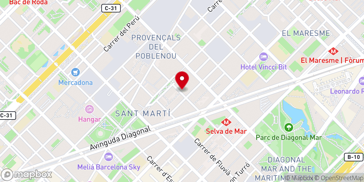 Map showing location of Слово Жизни Барселона Palabra de Vida Barcelona