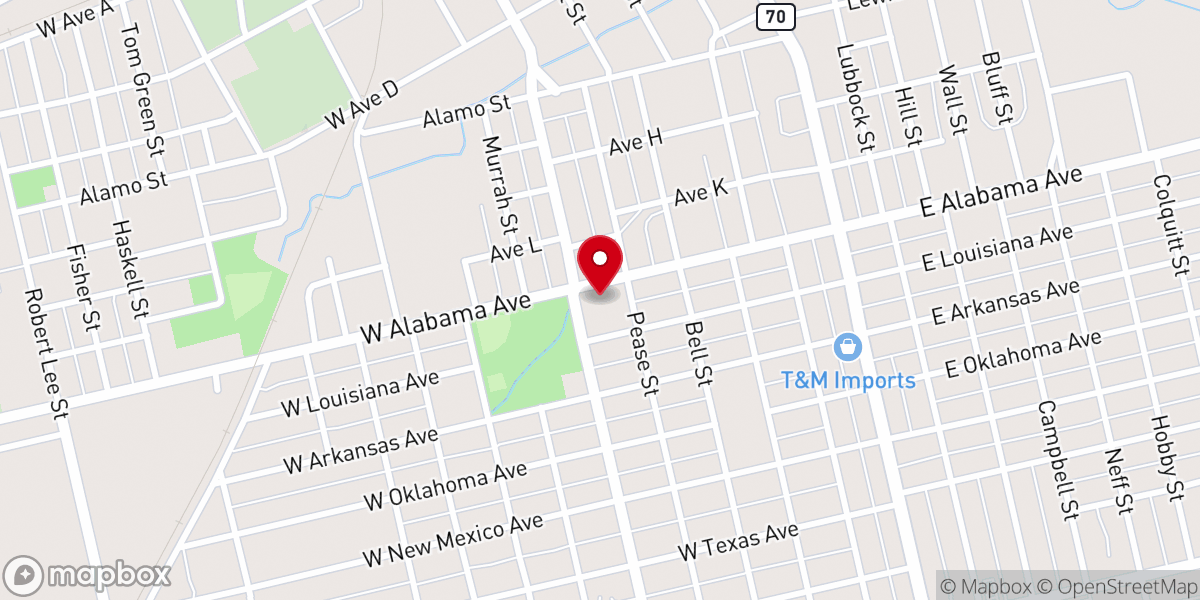 Map showing location of Immaculate Heart of Mary Church