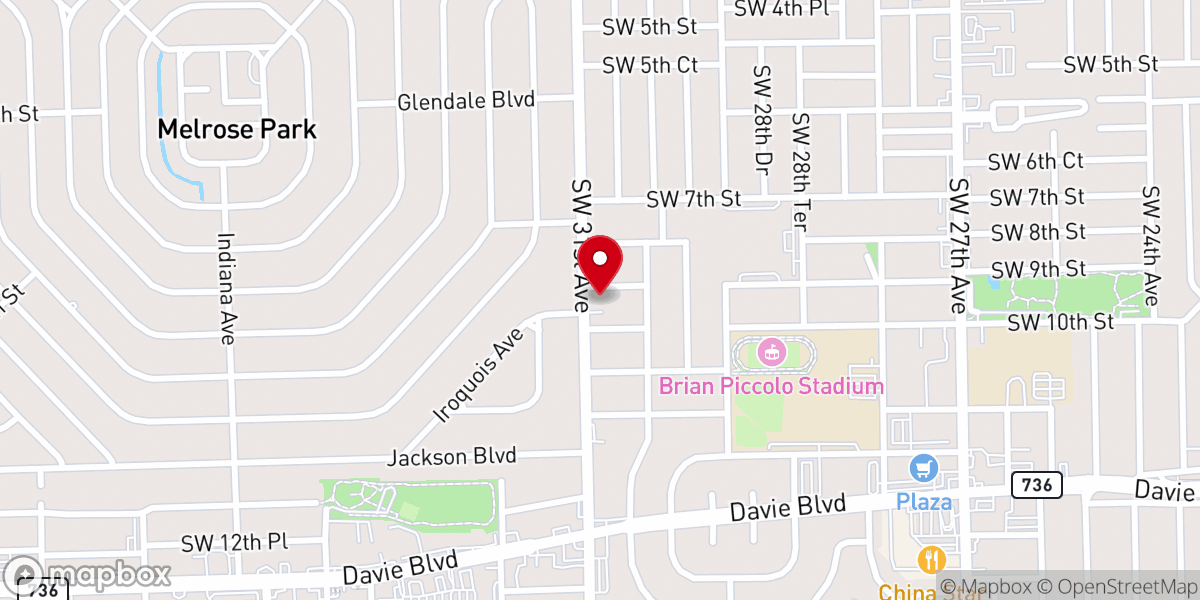 Map showing location of First Alliance Church