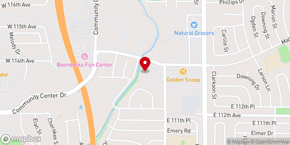 Map showing location of Immaculate Heart of Mary Catholic Parish