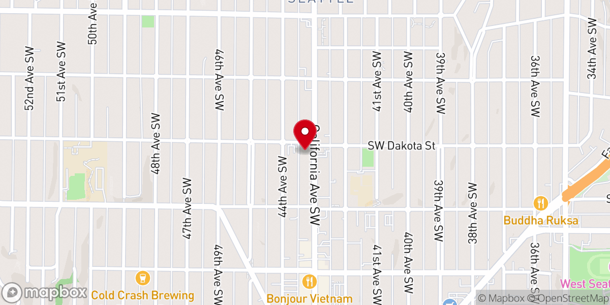 Map showing location of First Lutheran Church
