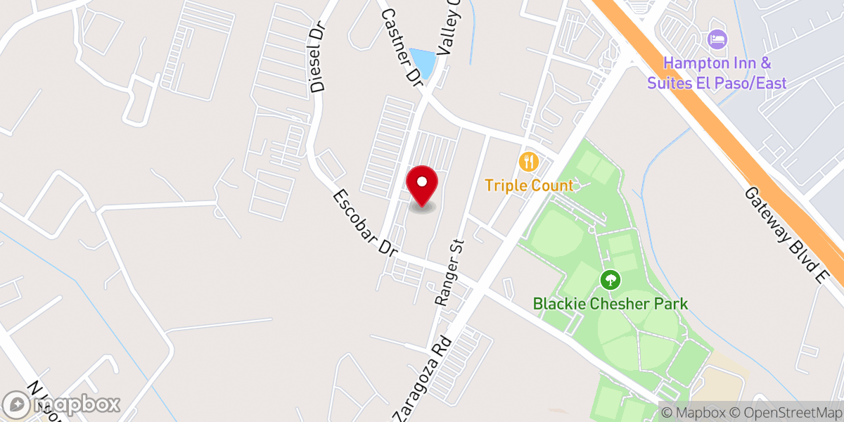 Map showing location of Abundant Church
