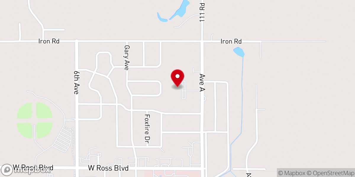 Map showing location of Abundant Life Family Church
