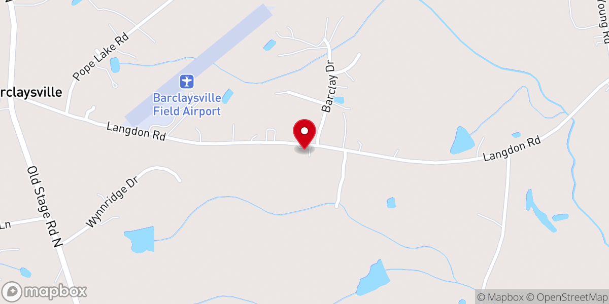 Map showing location of Abundant Life Worship Center