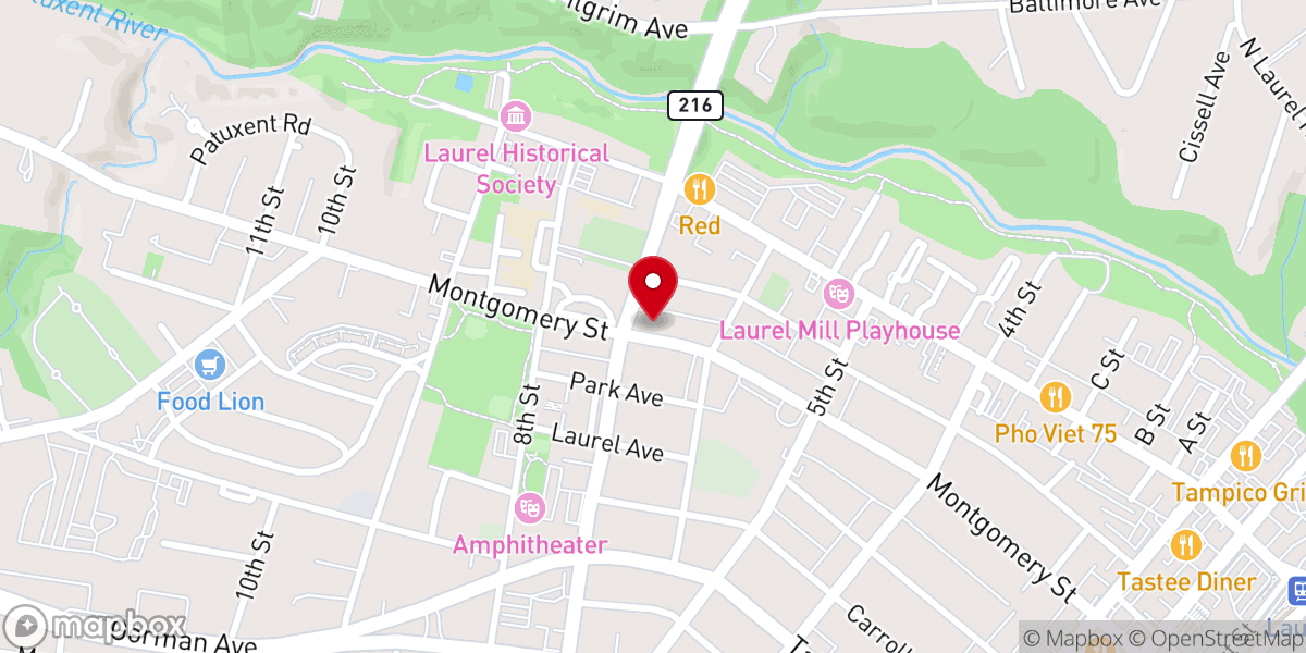 Map showing location of E3 Church