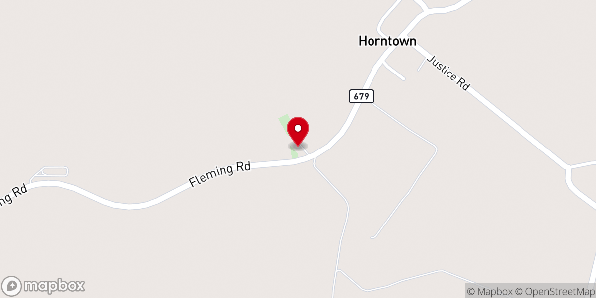 Map showing location of Tabernacle Baptist Church