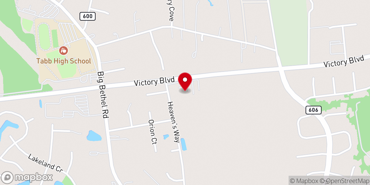 Map showing location of Our Redeemer Evangelical Lutheran Church