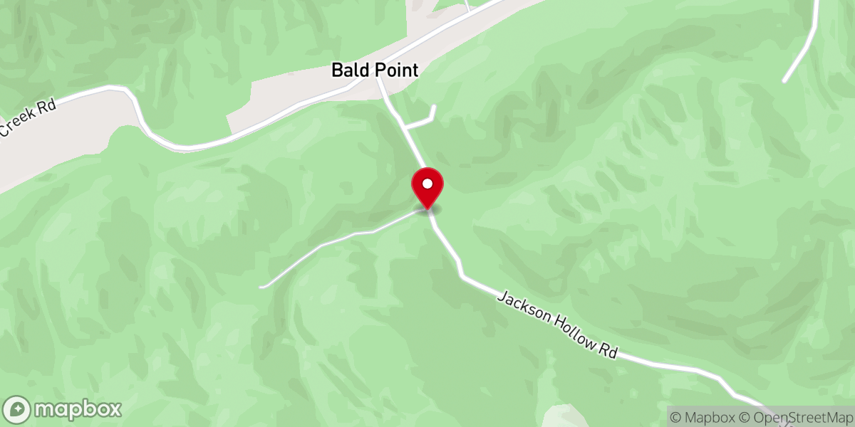 Map showing location of Liberty Church