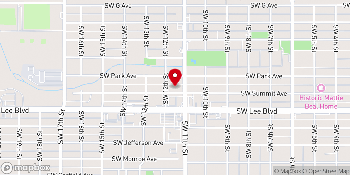 Map showing location of lovesick ministries