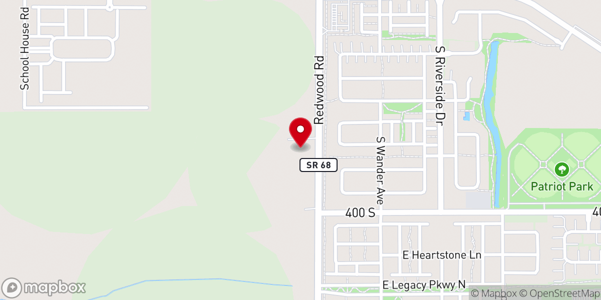 Map showing location of The Church of Jesus Christ of Latter-Day Saints Farm