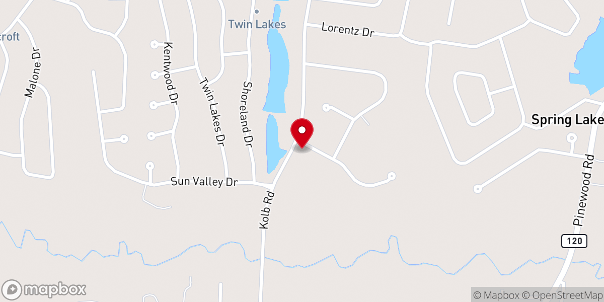 Map showing location of Hansam Korean Evangelical Church of Sumter
