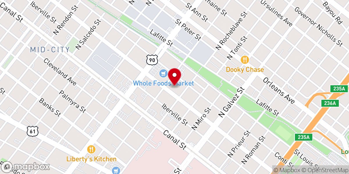 Map showing location of Chinese Presbyterian Church