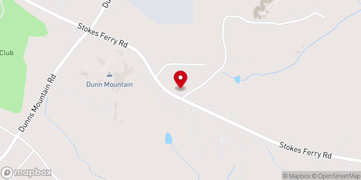 Map showing location of Bethany Bible Chapel