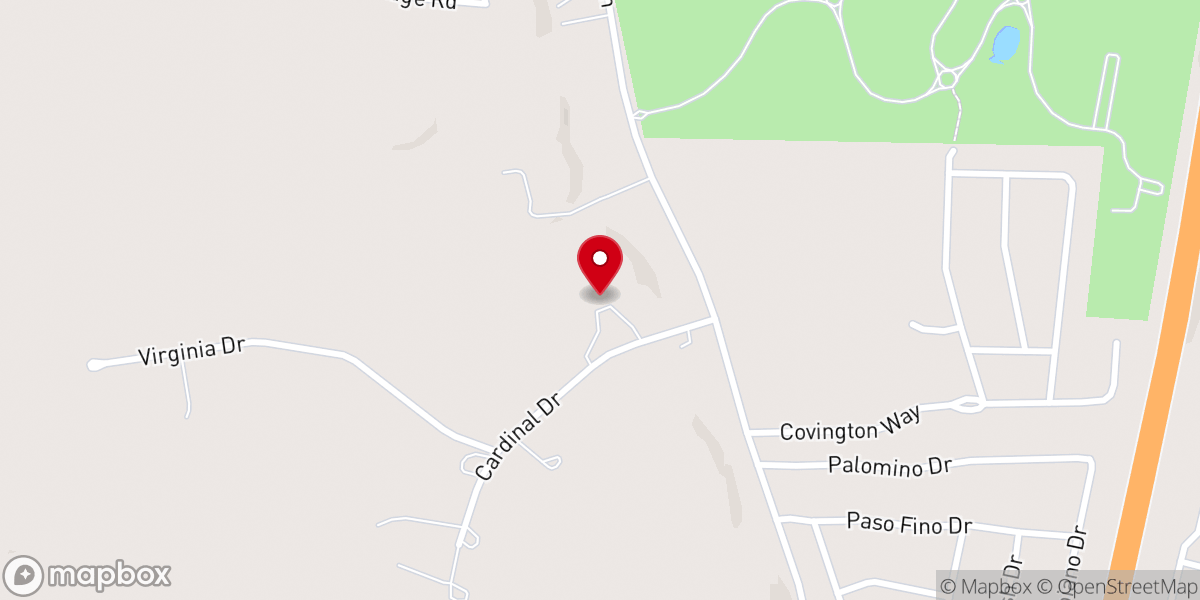 Map showing location of GracePoint Church