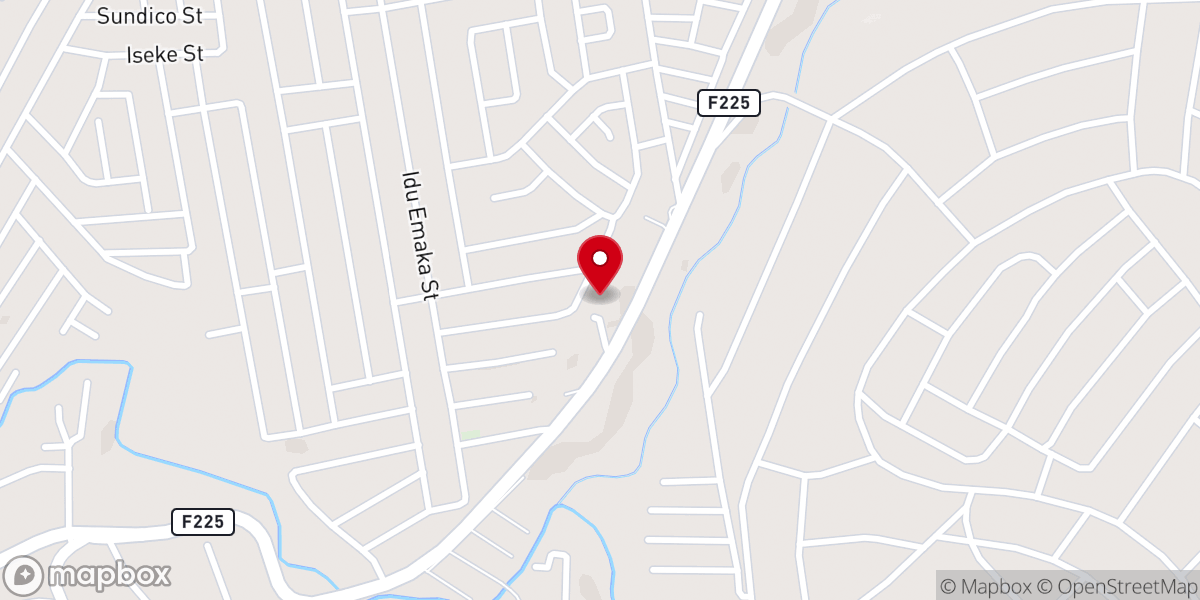 Map showing location of Grace Of God Mission International Headquarters Onitsha
