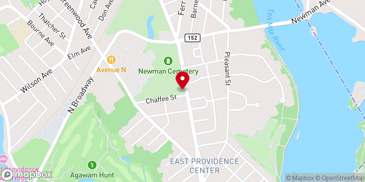 Map showing location of Bethany Church of the Nazarene