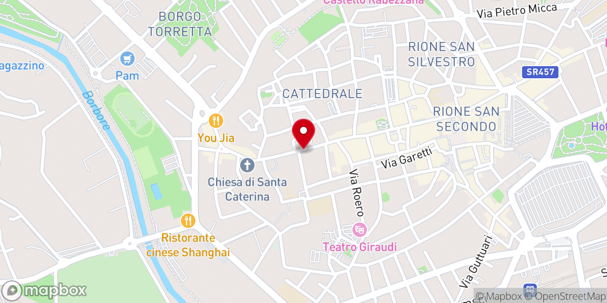 Map showing location of Santuario di San Giuseppe