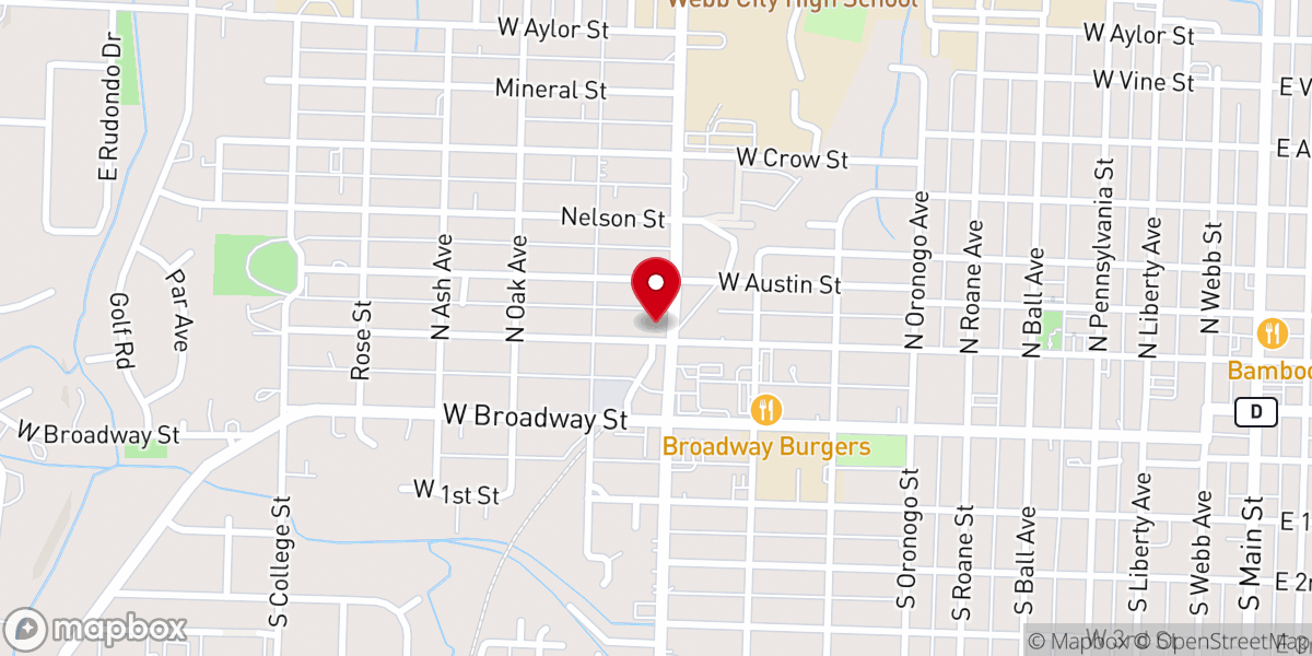 Map showing location of The Road