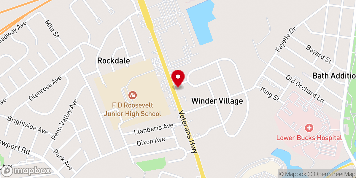 Map showing location of Christ Faith Christian Community