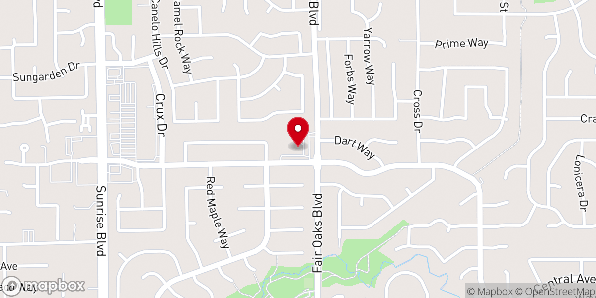 Map showing location of Friends Church