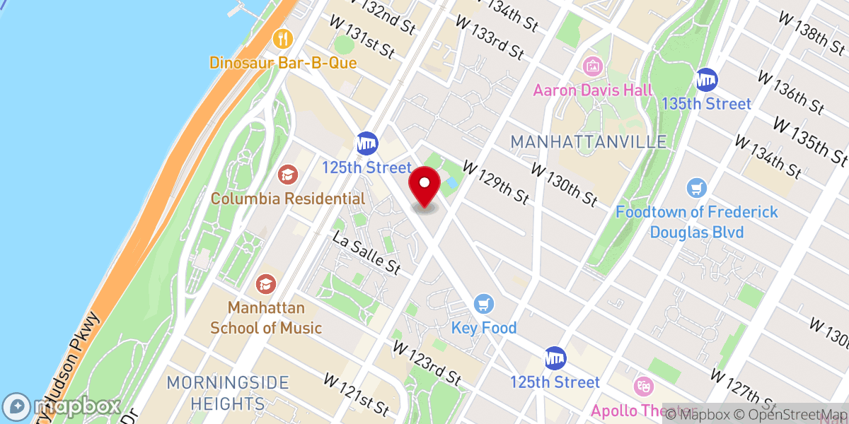 Map showing location of Antioch Baptist Church