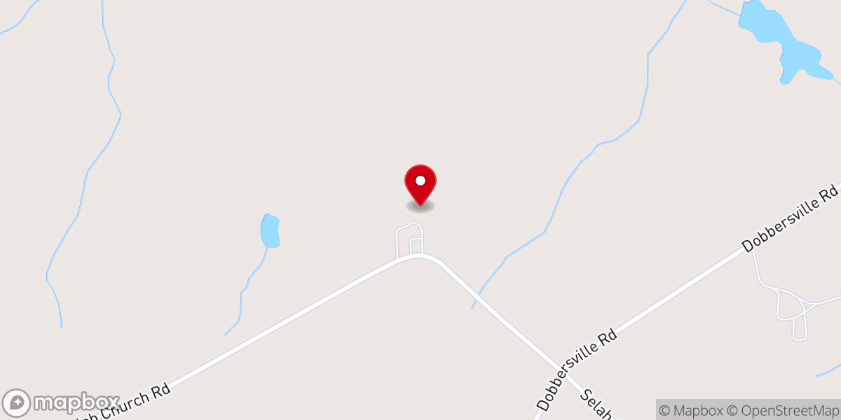 Map showing location of Selah Christian Church