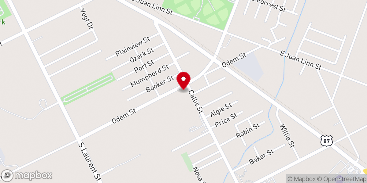 Map showing location of Greater Mt Calvary Baptist Church
