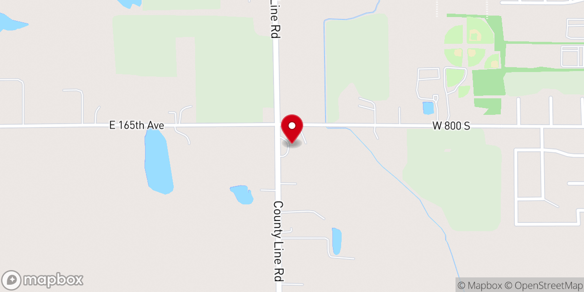 Map showing location of Heartland Christian Center Full Throttle Biker Campus