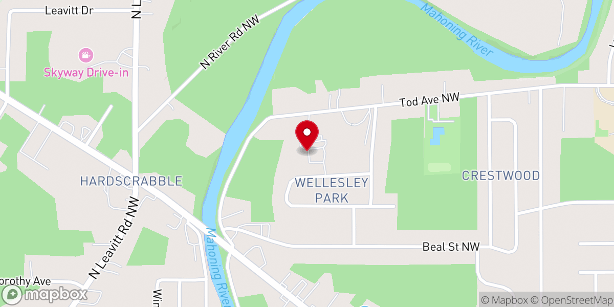 Map showing location of The River Church