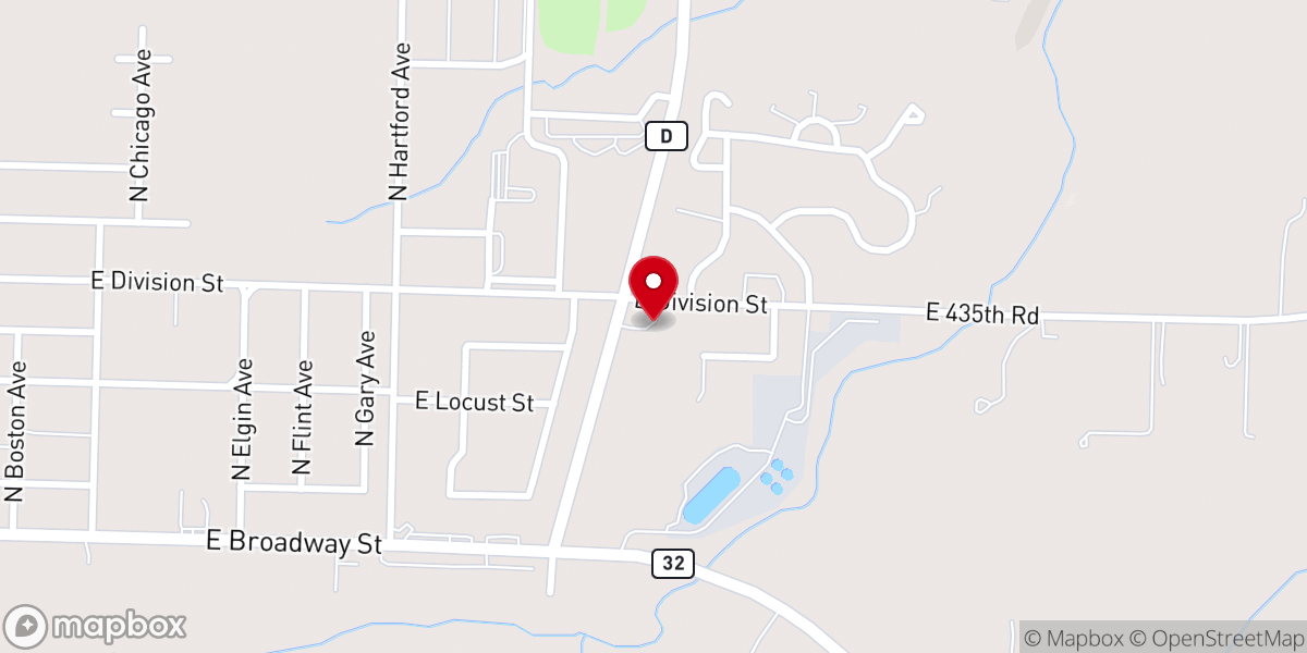 Map showing location of Bolivar Seventh-day Adventist Church