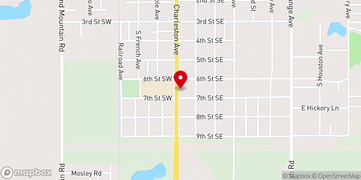 Map showing location of Iglesia Oasis Church Fort Meade
