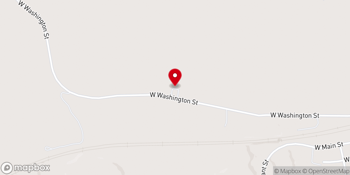 Map showing location of Faith Church Fellowship Hall
