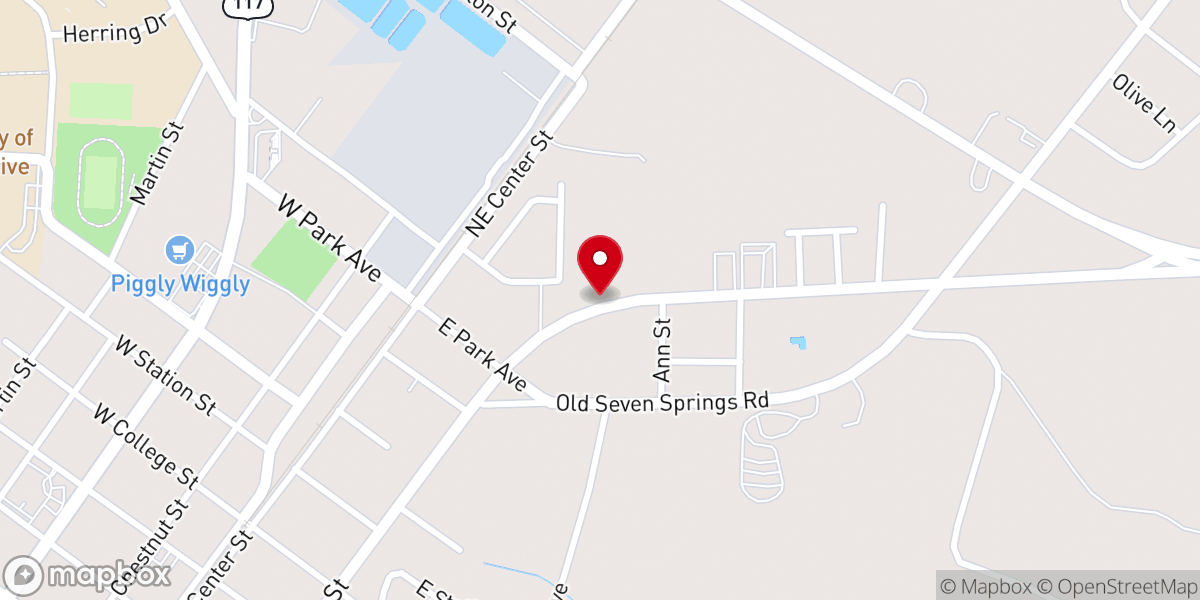 Map showing location of Salem Advent Christian Church