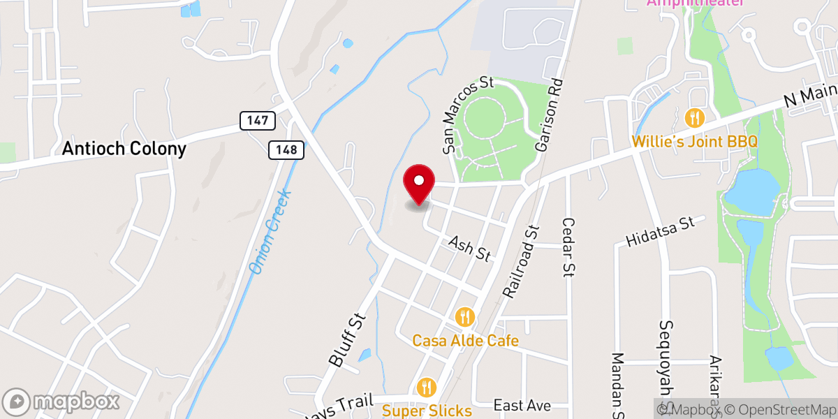 Map showing location of Methodist Buda